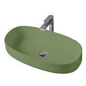 ArtCeram Cognac Раковина чаша 68x35x15h см, без перелива, покрытие Saniglaze, цвет: green salvia COL005 44 00