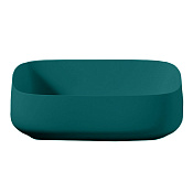 ArtCeram Cognac Раковина чаша 56x41x15,5h см, без перелива, покрытие Saniglaze, цвет: green foresta COL009 43 00