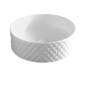 ArtCeram Rombo Раковина чаша d44x14,5h см, без перелива, цвет: matt white OSL009 05 00