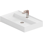 ArtCeram Scalino Раковина подвесная/накладная 75x48x11,5h см, 1 отв., без перелива, цвет: matt white SCL008 05 00