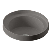 ArtCeram Fuori Scala Раковина встраиваемая сверху d40x17h см, без перелива, цвет: grey olive TFL032 15 00