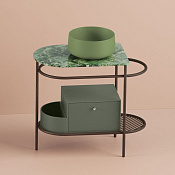 ArtCeram Flair 3.0 Столешница мраморная 68,5x46 см, цвет: green issogne TFA009 93