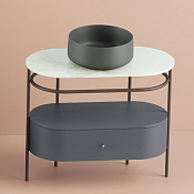 ArtCeram Flair 4.0 Столешница мраморная 95x48 см, цвет: calacatta gold TFA010 94