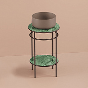 ArtCeram Vogue 2.0 Столешница мраморная d44 см, цвет: green issogne TFA011 93