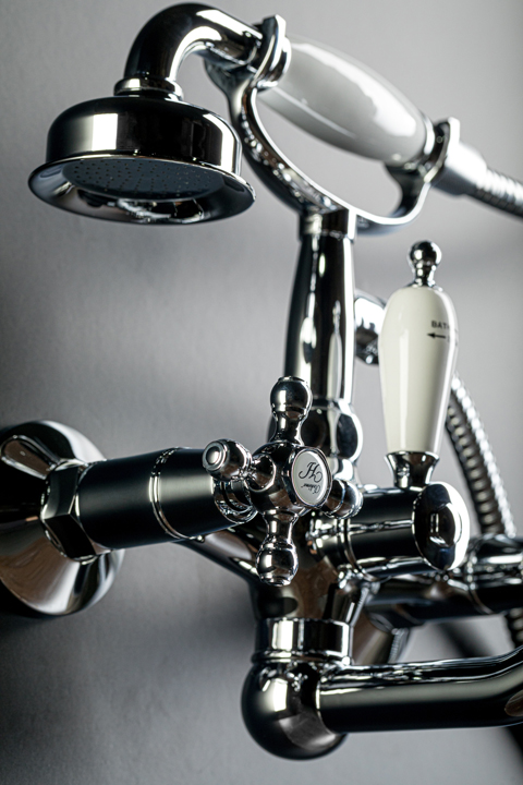 Boheme Tradizionale Chromo Смеситель для ванны с душевым набором, излив 21,5 см, цвет: chrome 273