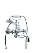 Boheme Tradizionale Chromo Смеситель для ванны с душевым набором, излив 21,5 см, цвет: chrome 273