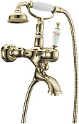 Boheme Provanse Ripresa Смеситель для ванны с душевым комплектом: излив 19,5 см, цвет: bronze 363