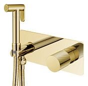 Boheme Stick Touch Гигиенический душ со смесителем и встраиваемой частью, цвет: gold 127-GG.2