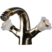 Boheme Camelia Смеситель для биде, без донного клапана, цвет: gold 296-Camelia