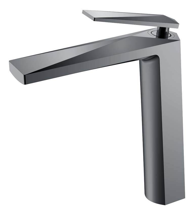 Boheme Venturo Spirale Смеситель для раковины высота излива 23 см, без д/к, цвет: shine gun metall 372-SGM