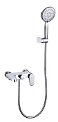 Boheme Spectre Смеситель для ванны с душевым комплектом: ручной душ, шланг, излив 19 см, цвет:chrome 453-CR