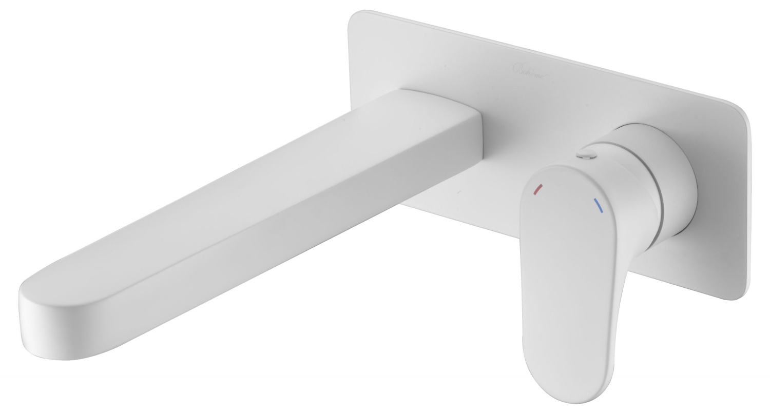 Boheme Spectre Смеситель для раковины встраиваемый, излив, с внутренней частью, цвет: matt white 455-MW