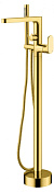 Boheme Spectre Смеситель напольный с душевым набором - ручной душ, шланг, цвет: gold 459-G