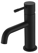 Boheme Uno Смеситель для раковины без донного клапана, длина излива 12 см, цвет: black 461-B