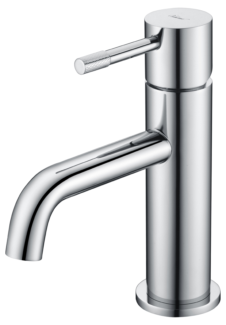 Boheme Uno Смеситель для раковины без донного клапана, длина излива 12 см, цвет: chrome 461-CR