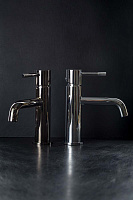 Boheme Uno Смеситель для раковины без донного клапана, длина излива 12 см, цвет: chrome 461-CR