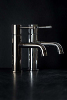 Boheme Uno Смеситель для раковины без донного клапана, длина излива 12 см, цвет: chrome 461-CR