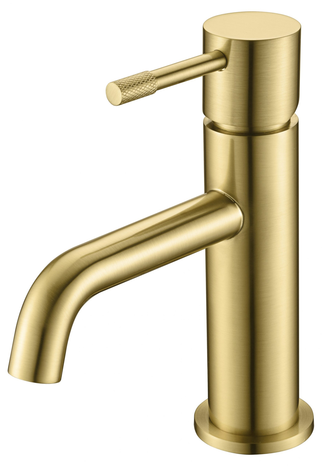 Boheme Uno Смеситель для раковины без донного клапана, длина излива 12 см, цвет: matt gold 461-MG