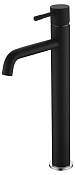 Boheme Uno Spirale Смеситель для раковины высота излива 23,5 см, без д/к, цвет: black/chrome 462-BCR