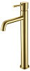 Boheme Uno Spirale Смеситель для раковины излив 23,5 см, без донного клапана, цвет: matt gold 462-MG