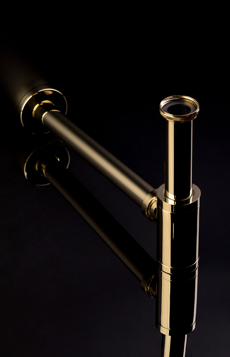 Boheme Сифон для раковины латунный, цвет: gold 608-2