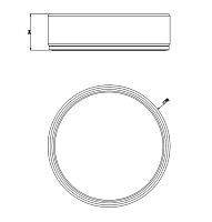 Gessi Inciso Мыльница со стеклянной чашей, настольная, цвет: Brass PVD 58525#727