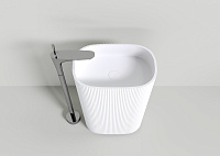 NT Bagno Bello Раковина напольная 55х36хh85 см, цвет: белый матовый NT701