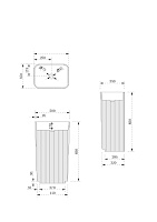 NT Bagno Eccolo Раковина напольная 50х35хh85 см, цвет: белый матовый NT702