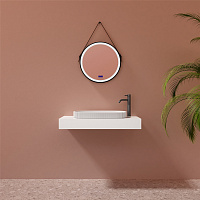 NT Bagno Viva Раковина чаша 55х36хh6 см, цвет: белый матовый NT704