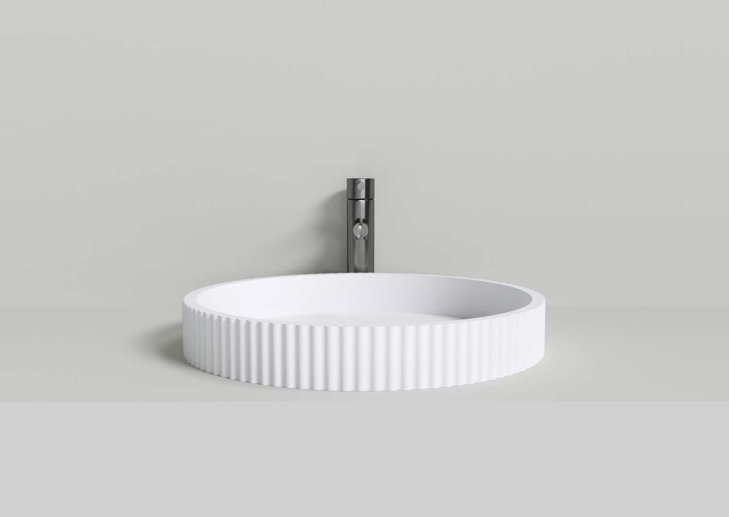 NT Bagno Fanello Раковина чаша 40х40хh6 см, цвет: белый матовый NT705