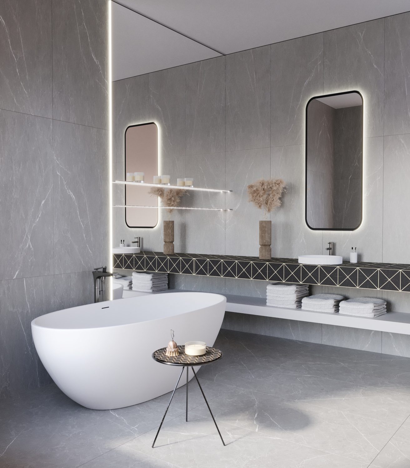 NT Bagno Firenze Ванна отдельностоящая 165х78хh58 см, цвет: белый NT201
