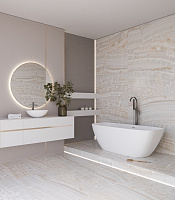 NT Bagno Bergamo Ванна отдельностоящая 170х72хh56 см, цвет: белый матовый NT202