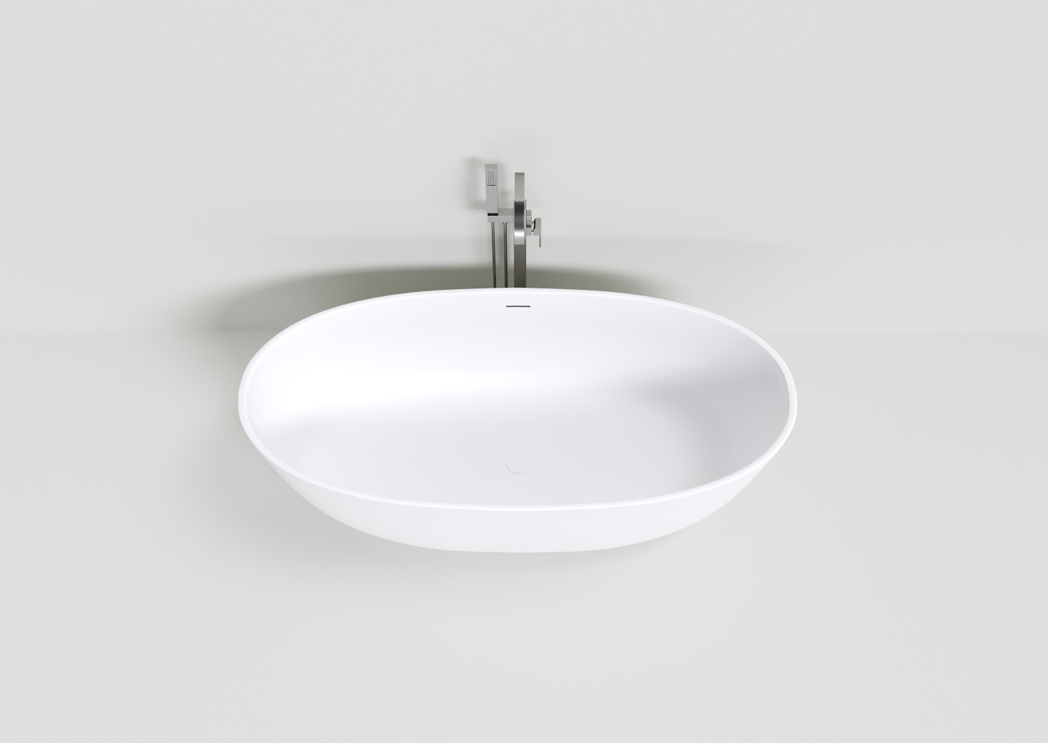 NT Bagno Palermo Ванна отдельностоящая 170х80хh56 см, цвет: белый матовый NT203