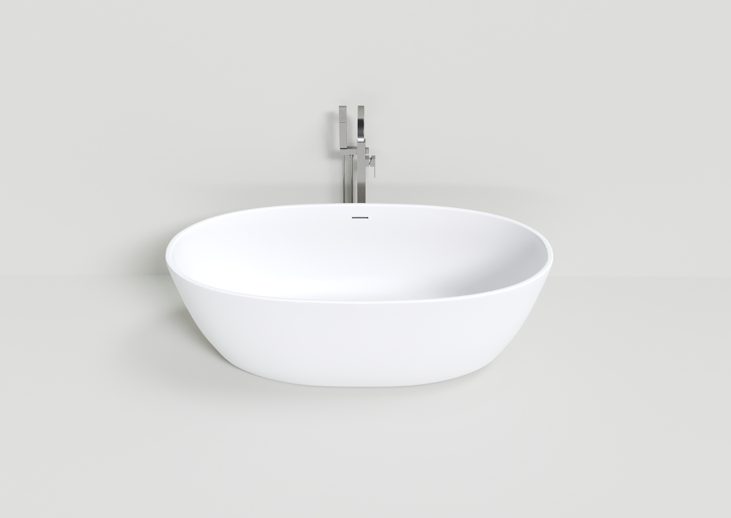 NT Bagno Palermo Ванна отдельностоящая 170х80хh56 см, цвет: белый матовый NT203