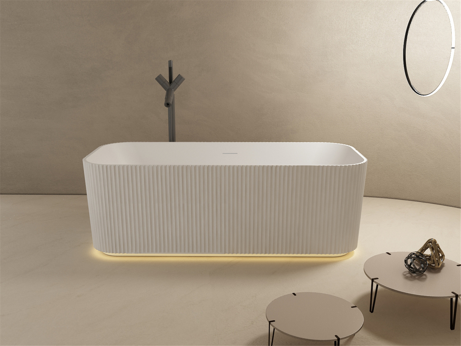 NT Bagno Favoloso Ванна отдельностоящая 170х75хh55 см, цвет: белый матовый NT221