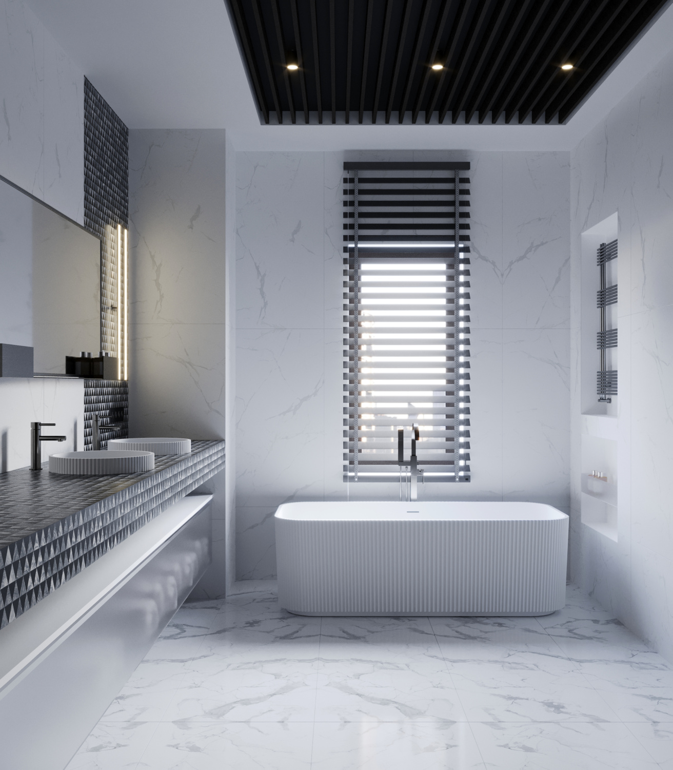 NT Bagno Favoloso Ванна отдельностоящая 170х75хh55 см, цвет: белый матовый NT221