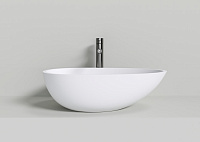 NT Bagno Napoli Раковина чаша 60х35хh16 см, цвет: белый матовый NT404