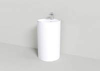 NT Bagno Lodi Раковина напольная 47х47хh82 см, цвет: белый матовый NT607