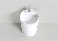 NT Bagno Lodi Раковина напольная 47х47хh82 см, цвет: белый матовый NT607