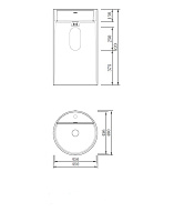 NT Bagno Lodi Раковина напольная 47х47хh82 см, цвет: белый матовый NT607