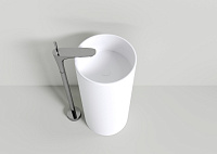 NT Bagno Pavia Раковина напольная 40х40хh90 см, цвет: белый матовый NT608