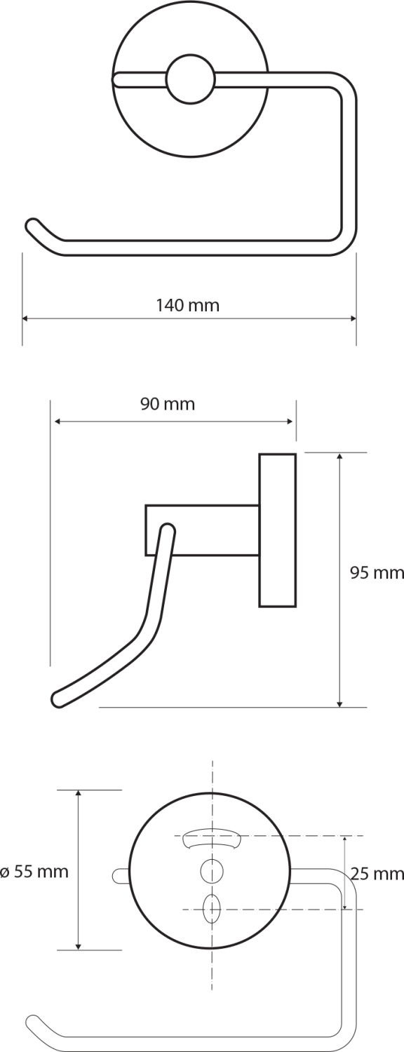 Bemeta White Держатель для туалетной бумаги, цвет белый матовый 104112044