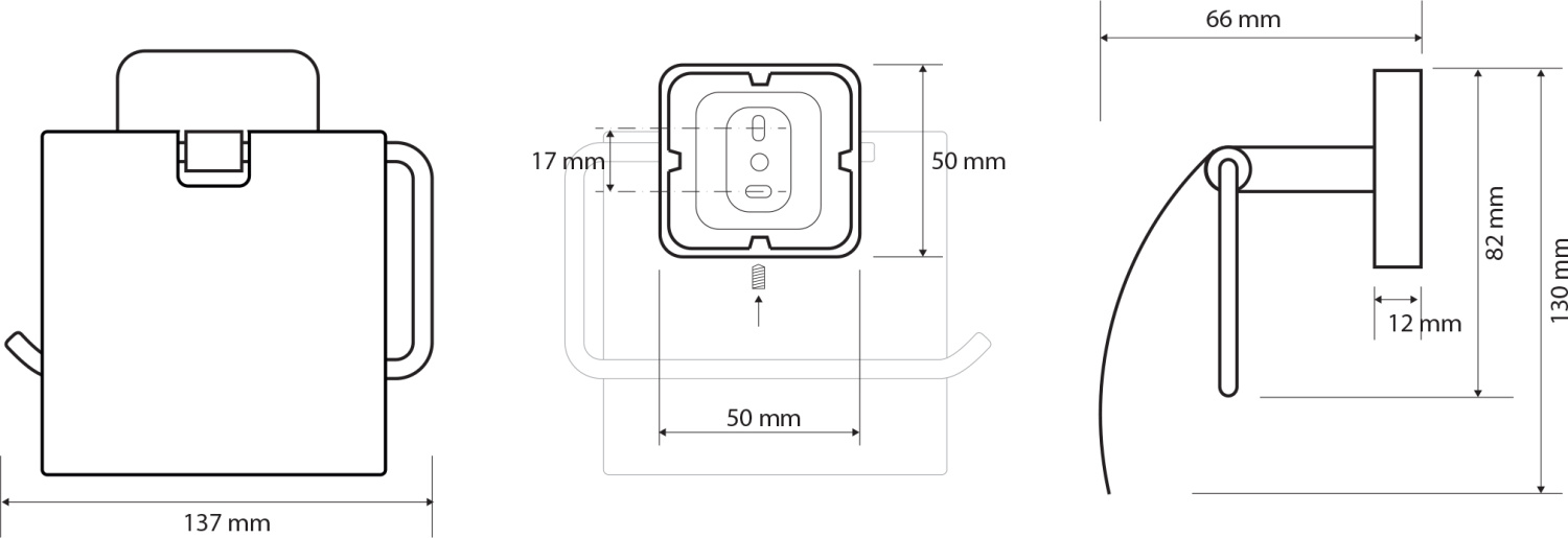 Bemeta Tasi Держатель туалетной бумаги с крышкой цвет: хром 154112012