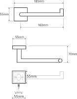 Bemeta Beta Держатель туалетной бумаги подвесной цвет: хром 132212032