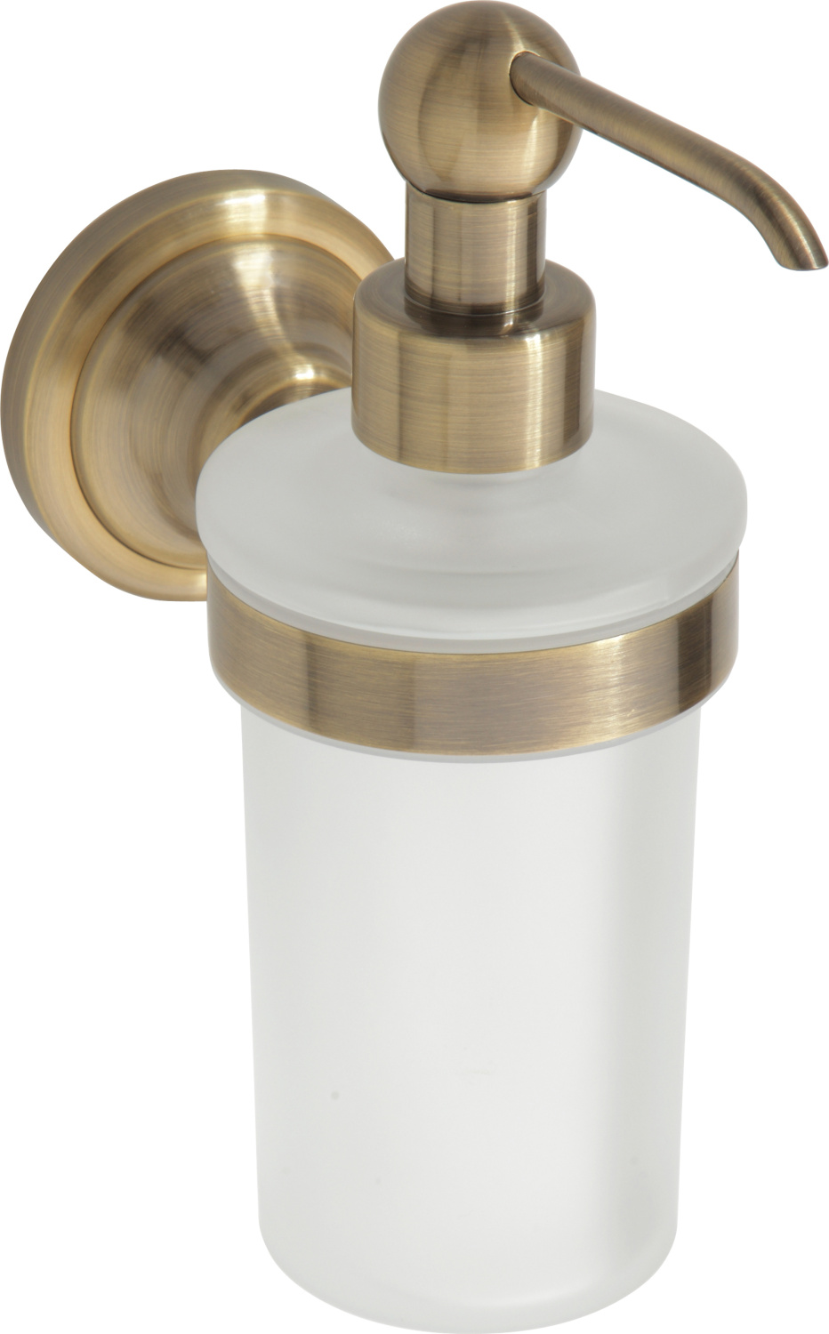 Bemeta Retro Дозатор для жидкого мыла, подвесной, стеклянная колба, цвет: бронза 144109017
