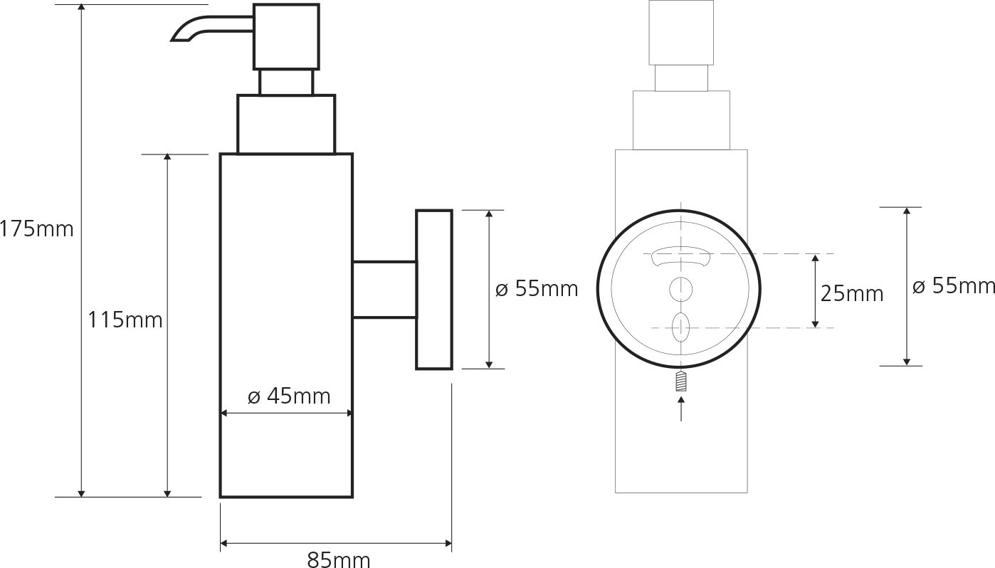 Bemeta Omega Дозатор подвесной, цвет: хром 104109012