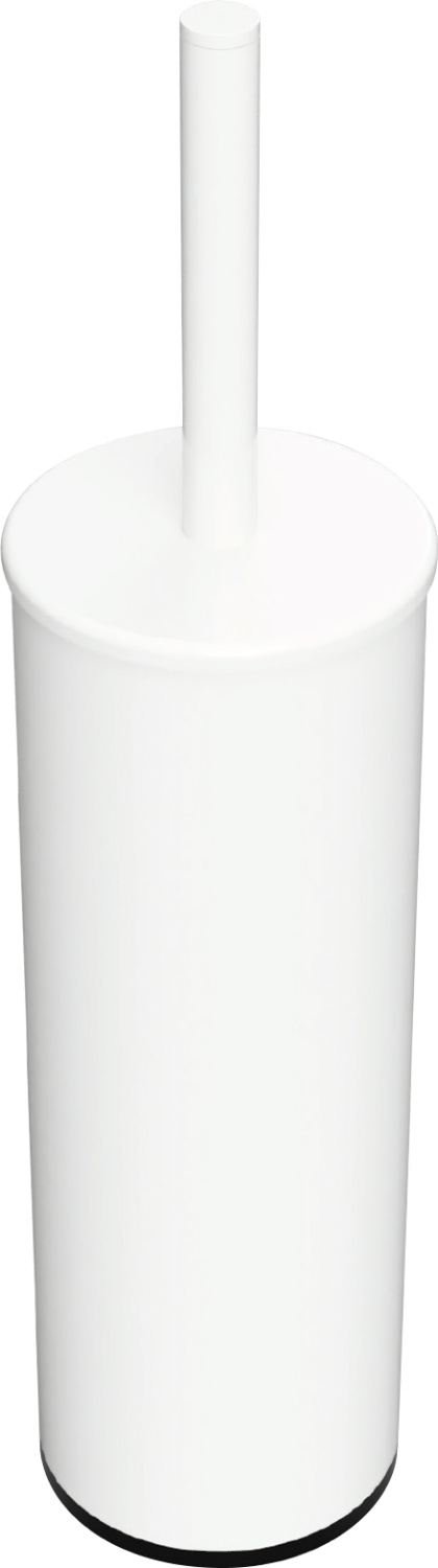 Bemeta White Ершик для унитаза подвесной/напольный с латунной колбой, цвет: белый матовый 102313064