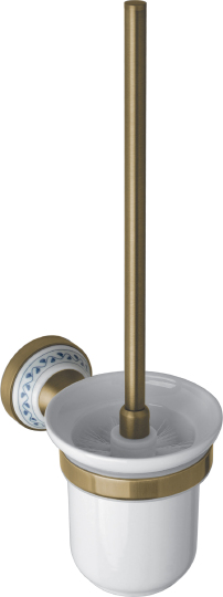 Bemeta Kera Ершик для унитаза подвесной с керамической колбой, цвет: бронза 144713017
