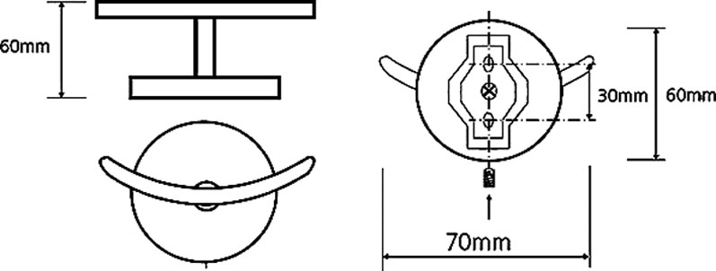 Bemeta Alfa Крючок подвесной цвет: хром 102406022