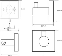 Bemeta Beta Крючок подвесной цвет: хром 132106022